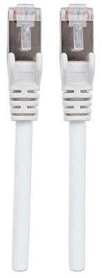 Intellinet 735735 RJ45 Netwerkkabel, patchkabel CAT 6 S/FTP 7.50 m Wit Vergulde steekcontacten 1 stuk(s)