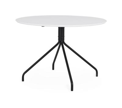 Tenzo eetkamertafel Ego - wit - 74,5xØ110 cm