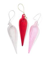 HEMA Kerstballen Set 14.5cm Glas Druppel - 3 Stuks - thumbnail