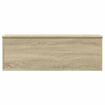 Opbergbox 102x35x35 cm bewerkt hout sonoma eikenkleurig Opbergbox 102x35x35 cm bewerkt hout sonoma eikenkleurig