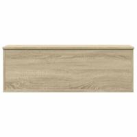 Opbergbox 102x35x35 cm bewerkt hout sonoma eikenkleurig - thumbnail