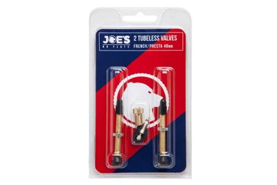 Joe's No-flats Ventiel Set 48mm Presta - Goud Joe's No-flats Ventiel Set 48mm Presta - Goud