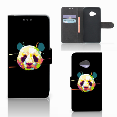 HTC U11 Life Leuk Hoesje Panda Color HTC U11 Life Leuk Hoesje Panda Color