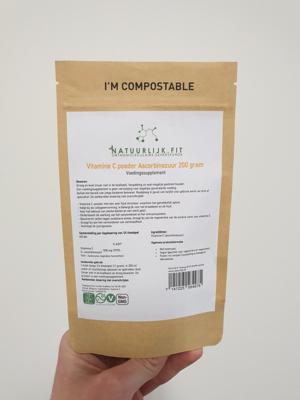 Vitamine C ascorbinezuur 200 Gram