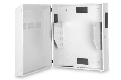 Digitus DN-19 WM-V4U-SL 19inch-wandkast (b x h x d) 640 x 800 x 220 mm 4 HE Grijs-wit (RAL 7035)