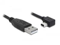 Delock 82681 USB-kabel USB 2.0 USB-A stekker, USB-mini-B stekker 1.00 m Zwart - thumbnail