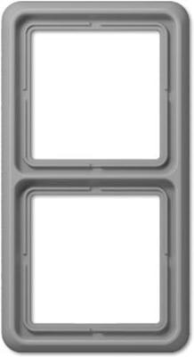 Jung CD582GR Afdekking Frame 2-voudig Grijs 1 stuk(s)