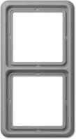 Jung CD582GR Afdekking Frame 2-voudig Grijs 1 stuk(s) - thumbnail