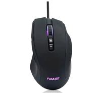 FOURZE GM110 muis Rechtshandig USB Type-A Optisch 6000 DPI - thumbnail