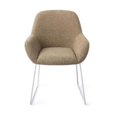 Jesper Home Kushi eetkamerstoel Moss Meadow slide white