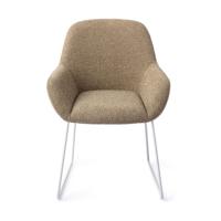Jesper Home Kushi eetkamerstoel Moss Meadow slide white - thumbnail