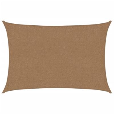 VidaXL Zonnezeil 160 g/m² 2x3 m hdpe taupe
