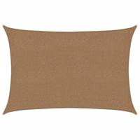 VidaXL Zonnezeil 160 g/m² 2x3 m hdpe taupe - thumbnail