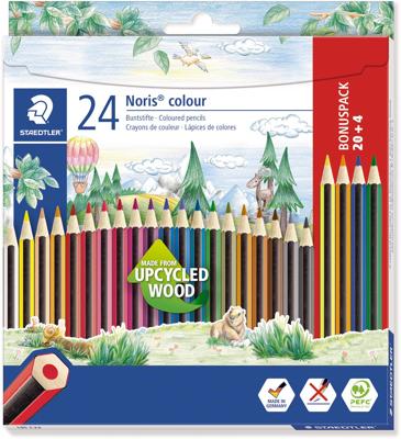 Kleurpotloden staedtler noris 20+4 gratis ass