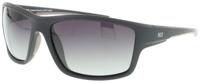 H.I.S zonnebril ​​​​gepolariseerd rechthoekig cat. 3. zwart/grijs - thumbnail