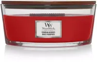 WoodWick ellipse candle crimson berries - thumbnail