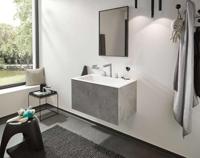 Hansgrohe Wastafelmengkraan Finoris 3-gats 160 met Push-Open Waste Chroom - thumbnail