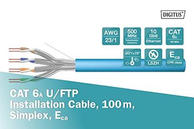 Digitus Cat6a U-FTP 100m Cat6a U/FTP (STP) Multi Digitus Cat6a U-FTP 100m Cat6a U/FTP (STP) Multi