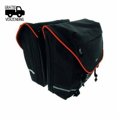 SPRTV Dubbele Fietstas Oranje bies