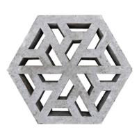 Minimaal 30! Oud Hollandse ECO-tegel 37,5x37,5x7 cm grijs bestrating tegel Gardenlux - Gardenlux - thumbnail