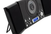 Roxx MC 201 Stereoset AUX, CD, FM Incl. afstandsbediening, Incl. luidspreker, Wekfunctie Zwart - thumbnail