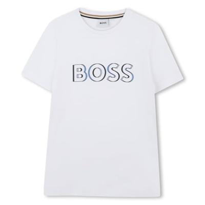 Hugo Boss 3D Logo T-Shirt Kids Wit - Maat 11/12 jaar - Kleur: Wit | Soccerfanshop