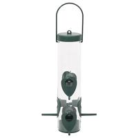 Vogelvoeders 3 st 17x17x32 cm donkergroen - thumbnail