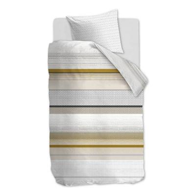 At Home At Home dekbedovertrek Motifs oker