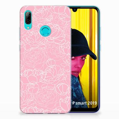 Huawei P Smart 2019 | TPU Case | White Flowers Huawei P Smart 2019 | TPU Case | White Flowers