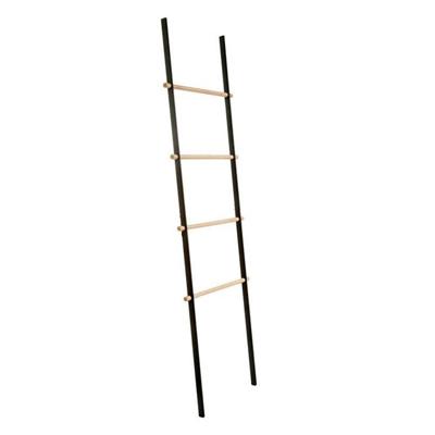 Handdoekladder Cipi Scala 49x170x3 cm Metaal Zwart Cipi