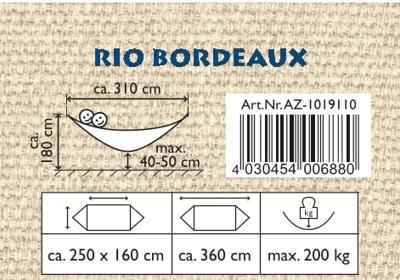 Amazonas Hangmat Rio bordeaux
