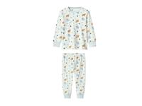 lupilu Pluche kinder pyjama (Wit, 110/116) - thumbnail
