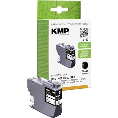 KMP Inktcartridge vervangt Brother LC-3213BK Compatibel Zwart B100 1539,4001 KMP Inktcartridge vervangt Brother LC-3213BK Compatibel Zwart B100 1539,4001
