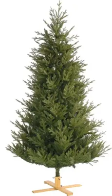 Our Nordic Christmas Arkansas kunstkerstboom houten voet groen 228cm