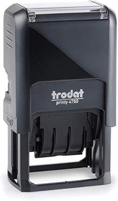 Trodat Printy-Dater Datumstempel 41 x 24 mm (bxh) Grijs, Zwart - thumbnail