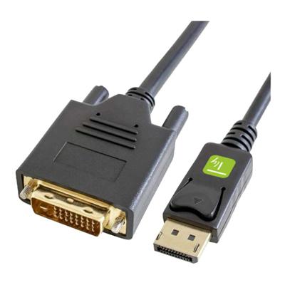 TECHLY 020782 DisplayPort 1.2 naar DVI monitorkabel 2m zwart