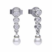 Oorbellen Dames Diamonfire 6218571111 3 cm - thumbnail