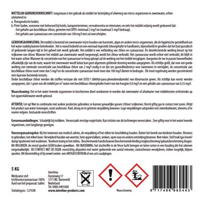 Interline chloortabletten long90 200gram/5kg