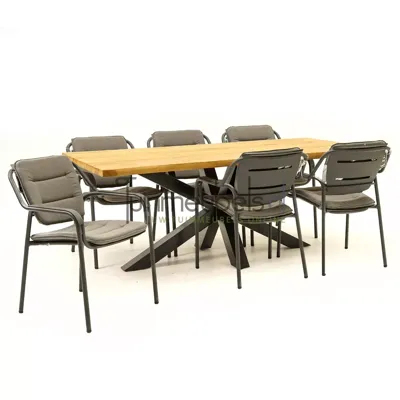 Tuinset Eco met Spectral 200cm tafel Tuinset Eco met Spectral 200cm tafel