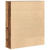 Boekenkast 89x24x101,5 cm bewerkt hout oud houtkleurig - thumbnail