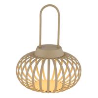 Globo Moderne tafellampAllegra zand bruin oplaadbaar - 21035S - thumbnail