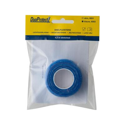 Duoprotect Snelpleister Stretch Blauw 4,5m
