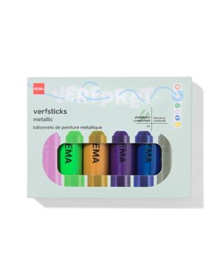 HEMA Verfsticks metallic - 6 stuks