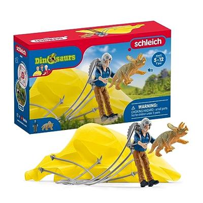 Schleich Dinosaurs - Dino parachute-reddingsbrigade speelfiguur - thumbnail