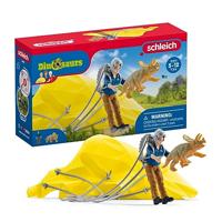 Schleich Dinosaurs - Dino parachute-reddingsbrigade speelfiguur - thumbnail