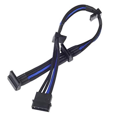 SilverStone Adapter 4-Pin Molex > 4x 15-Pin SATA SilverStone Adapter 4-Pin Molex > 4x 15-Pin SATA