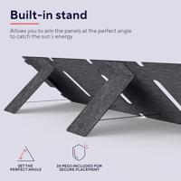 Trust Zuny opvouwbaar zonnepaneel, oplader smartphone en tablet, 40 W - thumbnail