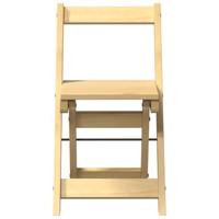 Eetkamerstoelen 4 st Corona inklapbaar grenenhout wasbruin - thumbnail