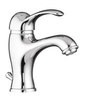 Wastafelmengkraan Sapho Kirké 1-hendel Gebogen 16.6 cm Chroom (incl. clickwaste) - thumbnail