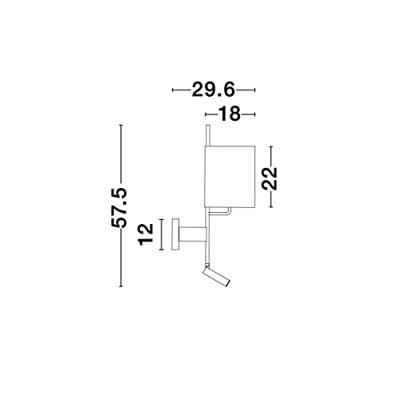 Lyora Wall lampYama white - 9180511